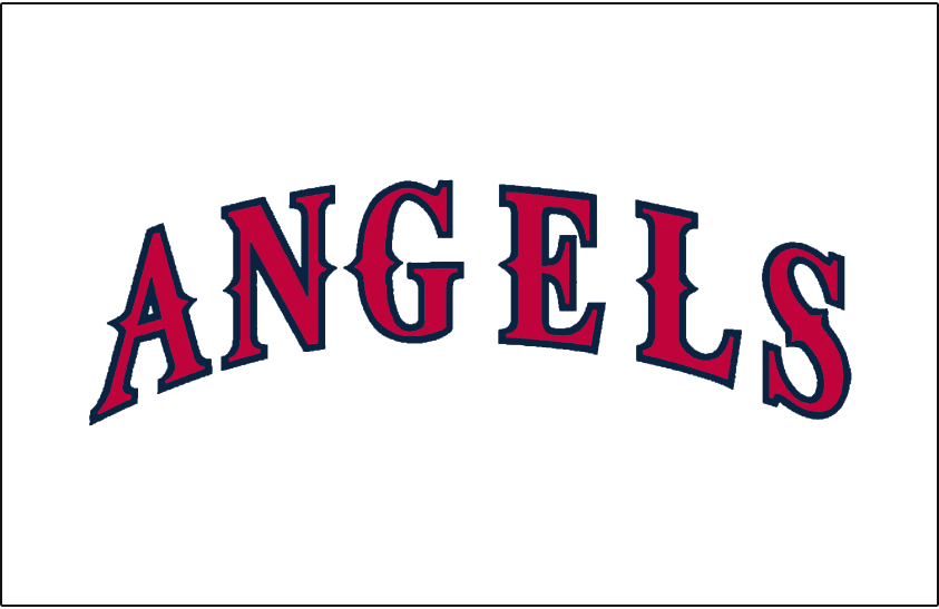 California Angels 1993-1996 Jersey Logo fabric transfer version 2